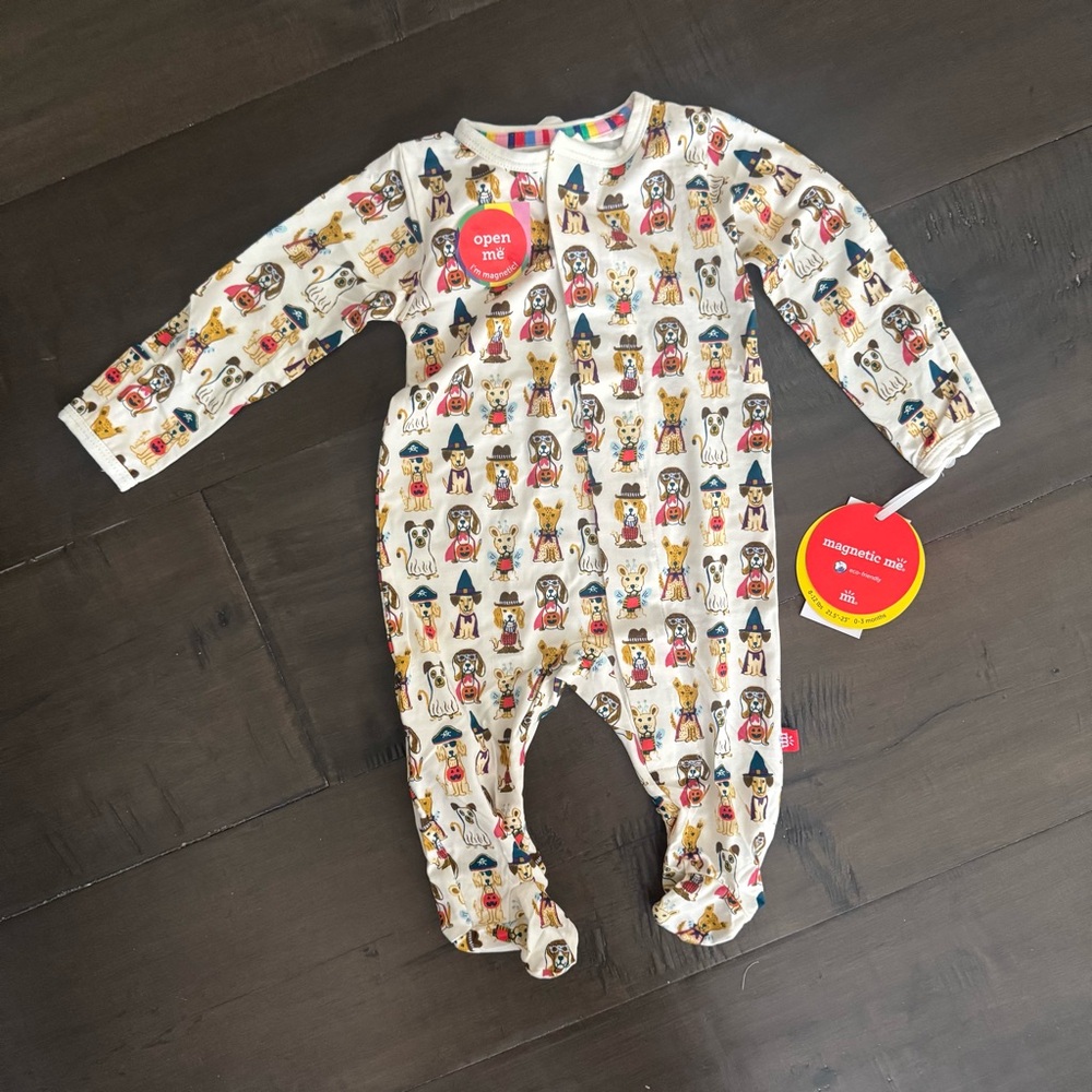 magnetic me | newborn Trick or Treats footie